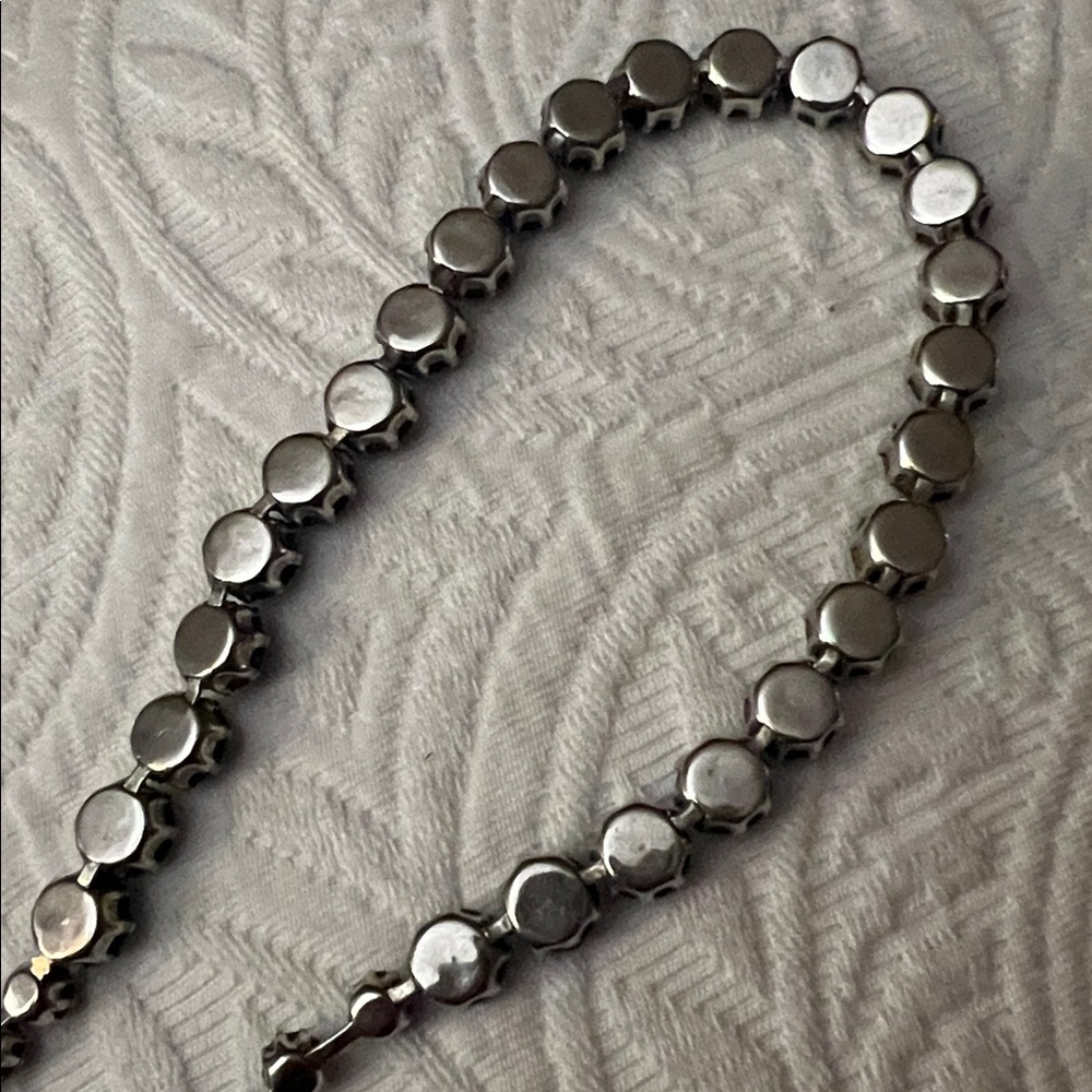 ALBERT WEISS Bright Blue Austrian Crystal Choker Necklace - Picture 8 of 12